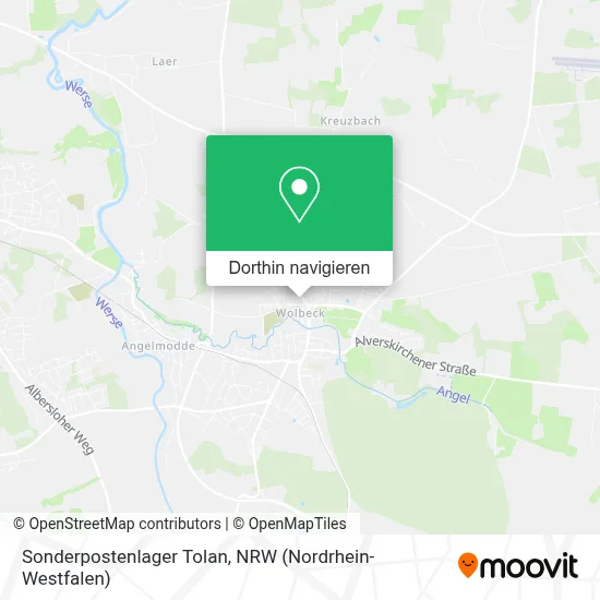 Sonderpostenlager Tolan Karte