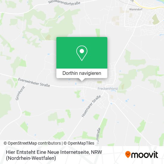 Hier Entsteht Eine Neue Internetseite Karte
