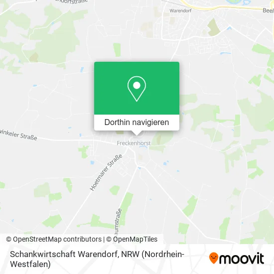 Schankwirtschaft Warendorf Karte