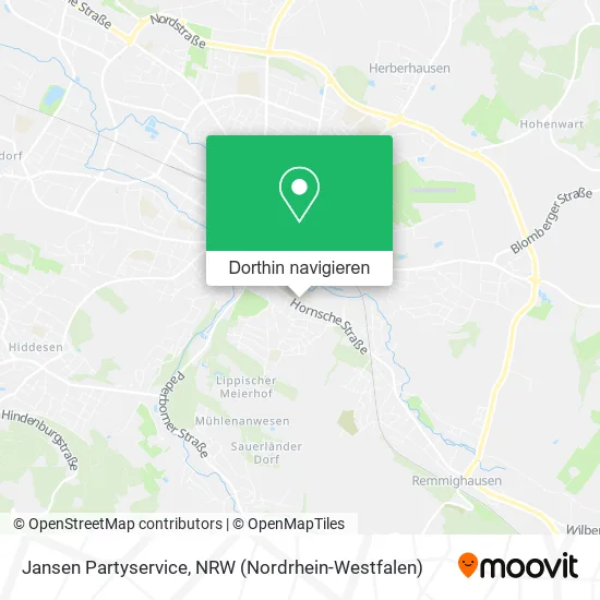 Jansen Partyservice Karte