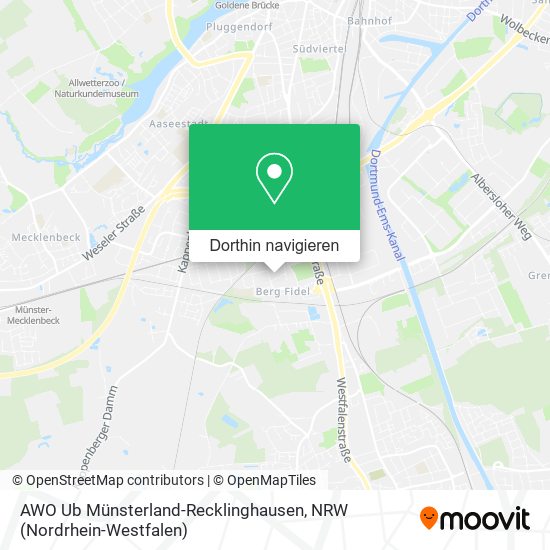 AWO Ub Münsterland-Recklinghausen Karte