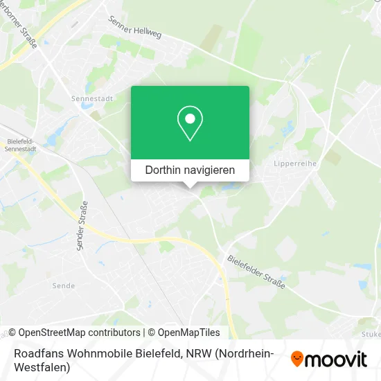 Roadfans Wohnmobile Bielefeld Karte