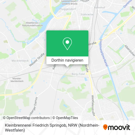 Kleinbrennerei Friedrich Springob Karte