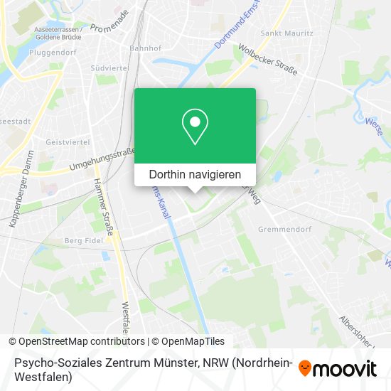 Psycho-Soziales Zentrum Münster Karte
