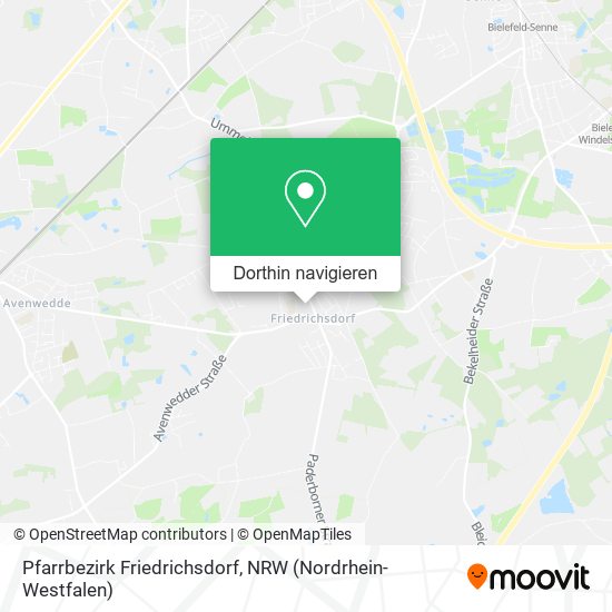 Pfarrbezirk Friedrichsdorf Karte