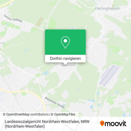 Landessozialgericht Nordrhein-Westfalen Karte