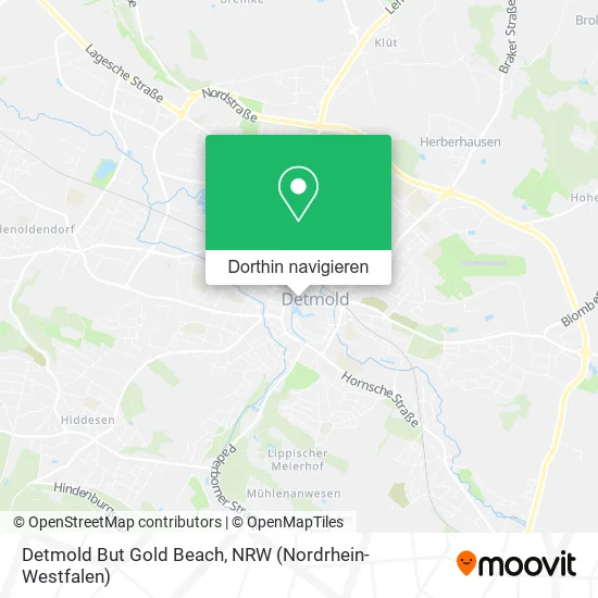 Detmold But Gold Beach Karte