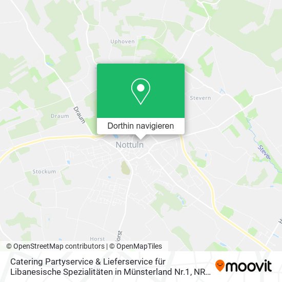 Catering Partyservice & Lieferservice für Libanesische Spezialitäten in Münsterland Nr.1 Karte
