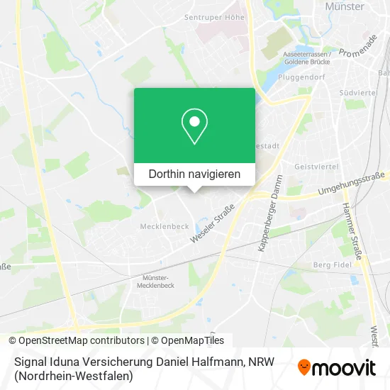 Signal Iduna Versicherung Daniel Halfmann Karte