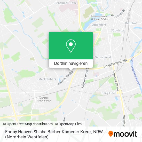 Friday Heaven Shisha Barber Kamener Kreuz Karte