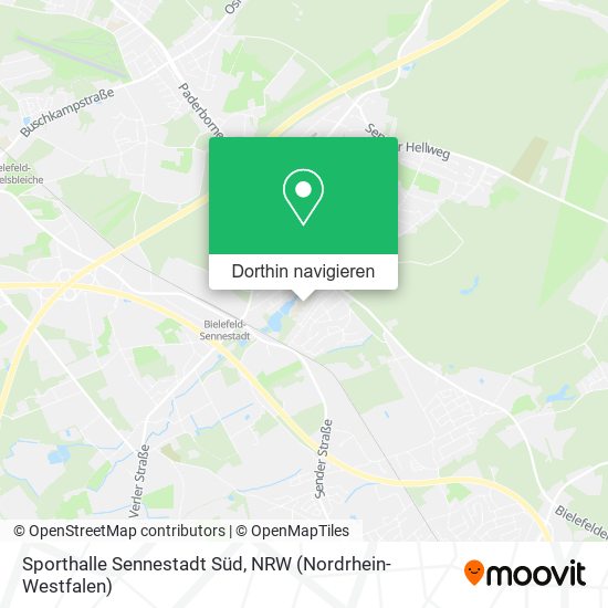 Sporthalle Sennestadt Süd Karte