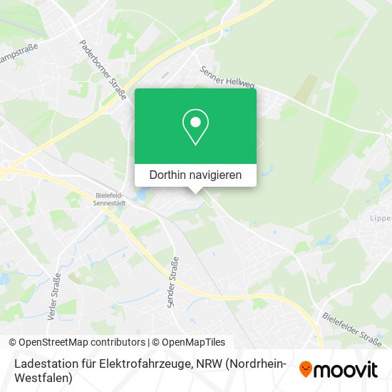 Ladestation für Elektrofahrzeuge Karte