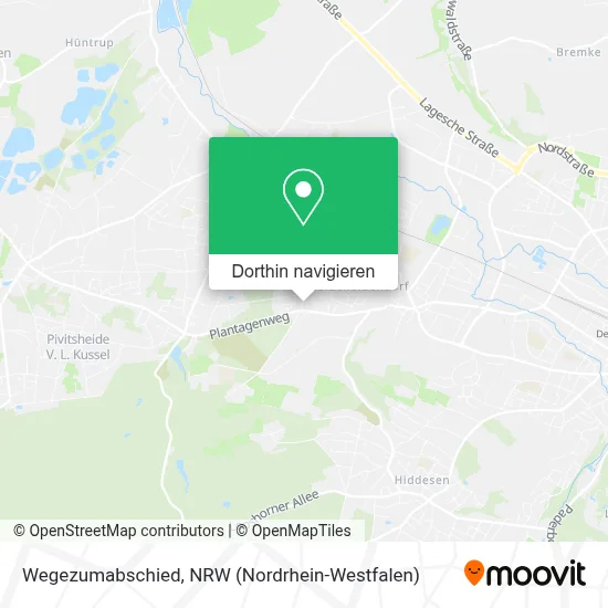 Wegezumabschied Karte