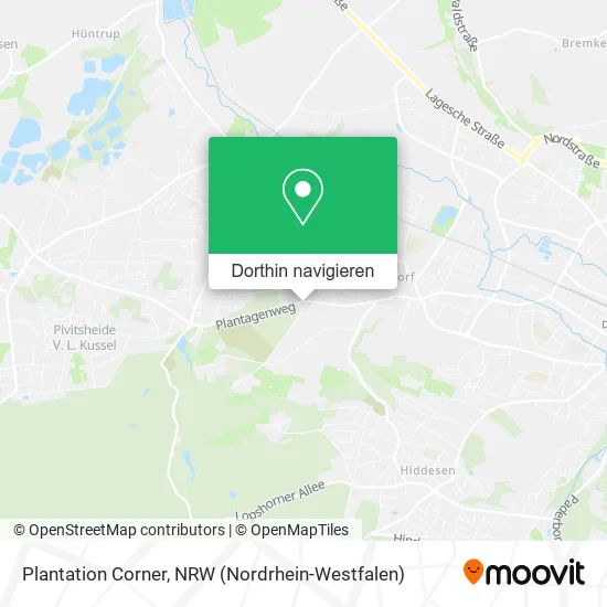 Plantation Corner Karte