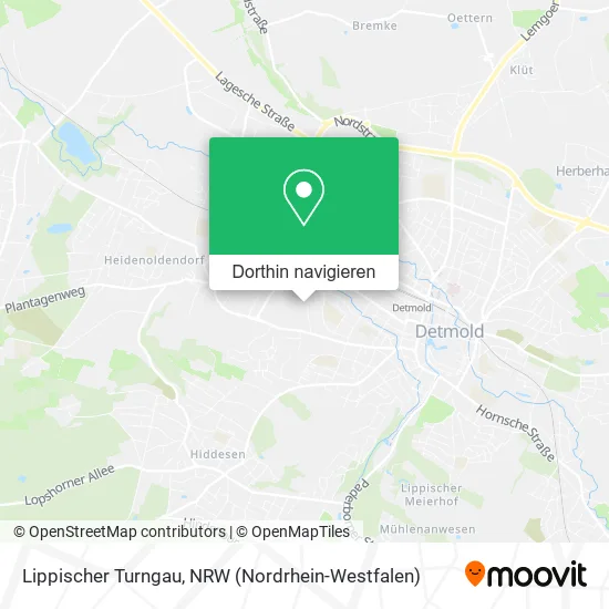 Lippischer Turngau Karte