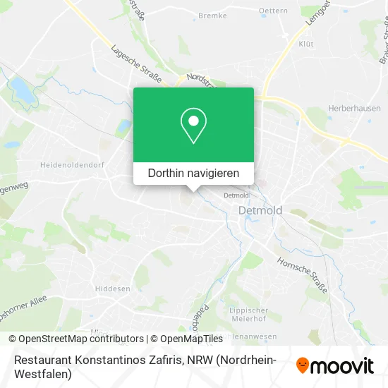 Restaurant Konstantinos Zafiris Karte