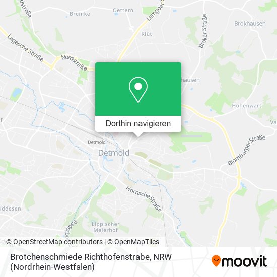 Brotchenschmiede Richthofenstrabe Karte