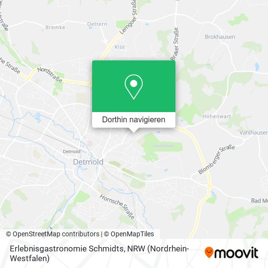 Erlebnisgastronomie Schmidts Karte