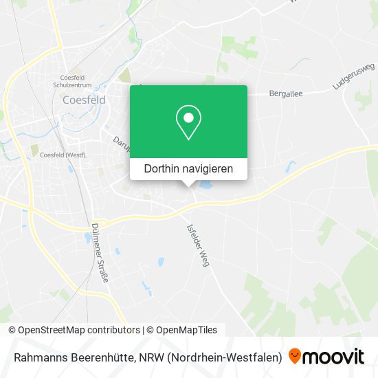 Rahmanns Beerenhütte Karte