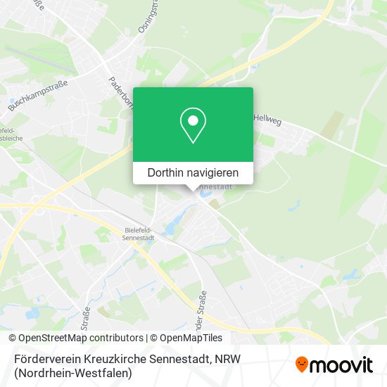 Förderverein Kreuzkirche Sennestadt Karte
