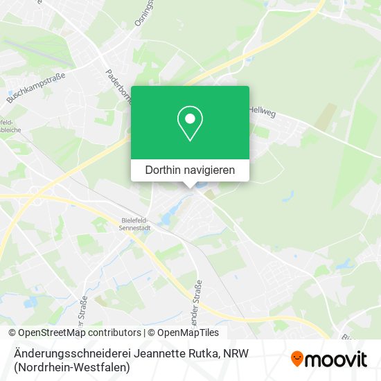 Änderungsschneiderei Jeannette Rutka Karte
