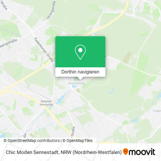 Chic Moden Sennestadt Karte