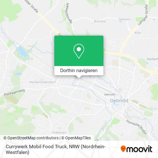 Currywerk Mobil Food Truck Karte