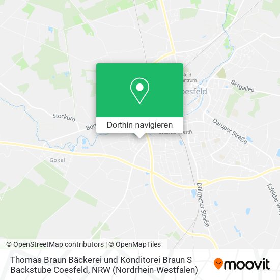 Thomas Braun Bäckerei und Konditorei Braun S Backstube Coesfeld Karte