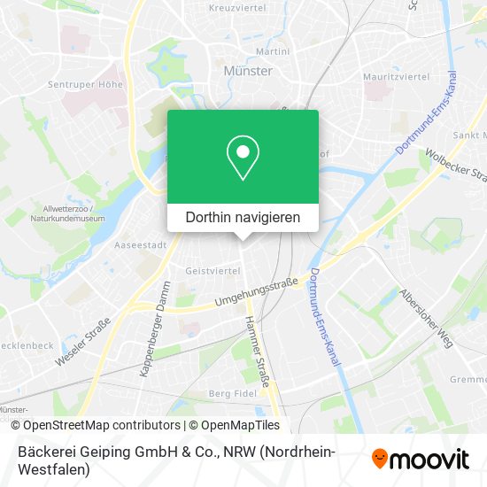 Bäckerei Geiping GmbH & Co. Karte