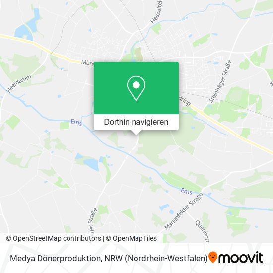 Medya Dönerproduktion Karte