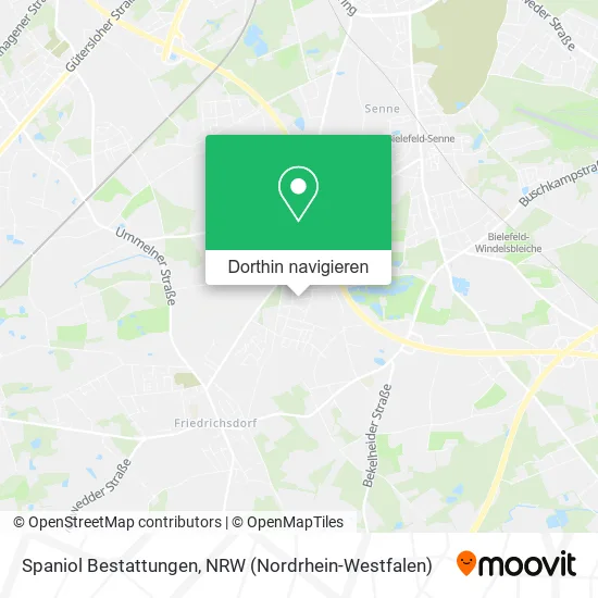 Spaniol Bestattungen Karte