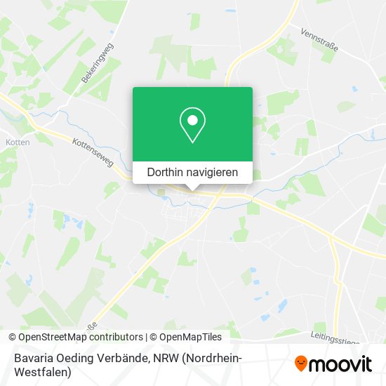 Bavaria Oeding Verbände Karte