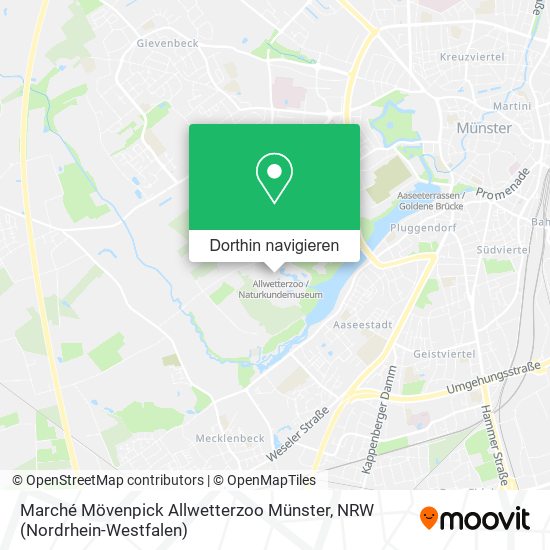 Marché Mövenpick Allwetterzoo Münster Karte
