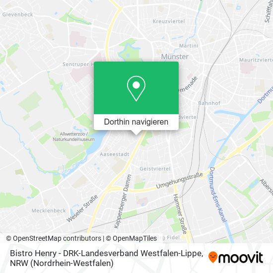 Bistro Henry - DRK-Landesverband Westfalen-Lippe Karte