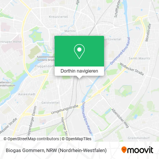Biogas Gommern Karte