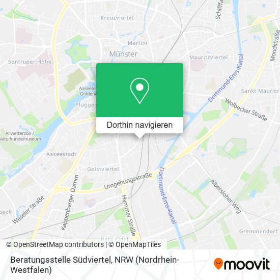 Beratungsstelle Südviertel Karte