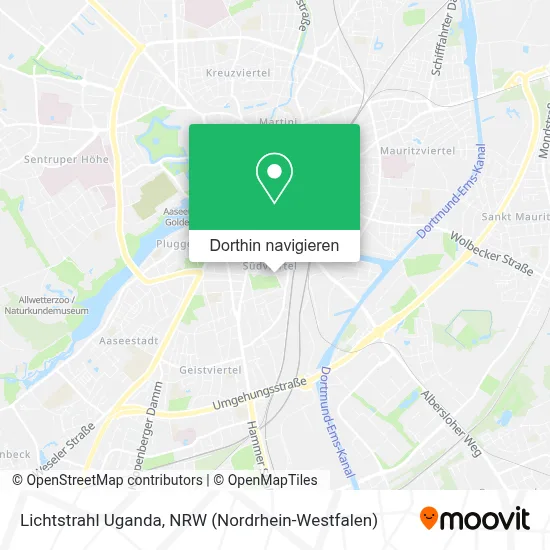 Lichtstrahl Uganda Karte