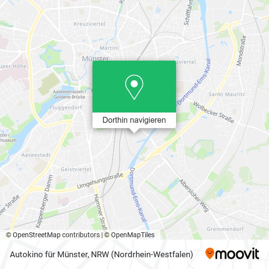Autokino für Münster Karte
