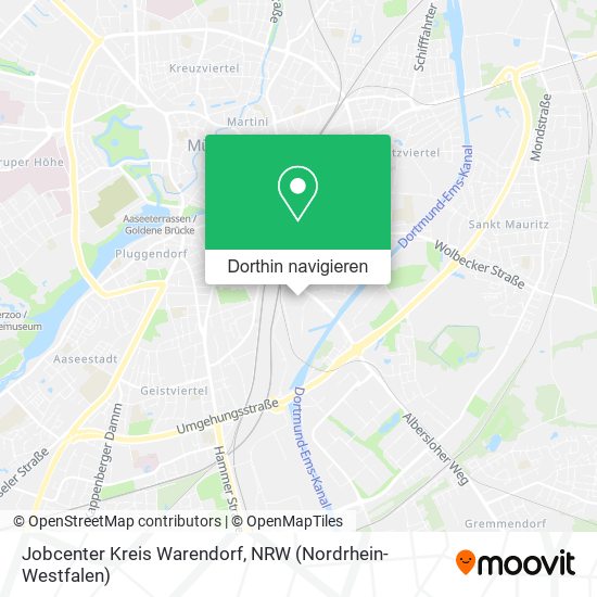 Jobcenter Kreis Warendorf Karte
