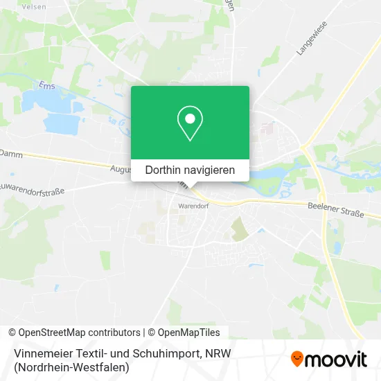 Vinnemeier Textil- und Schuhimport Karte