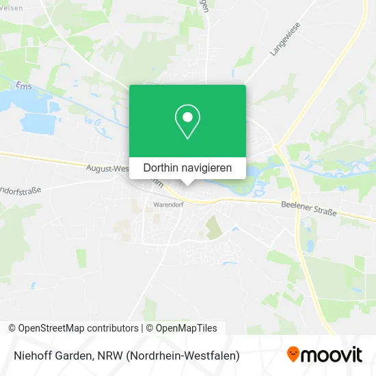 Niehoff Garden Karte