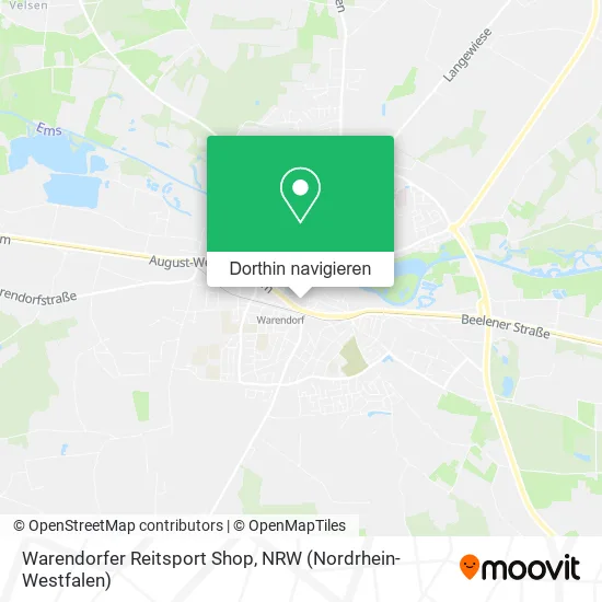 Warendorfer Reitsport Shop Karte