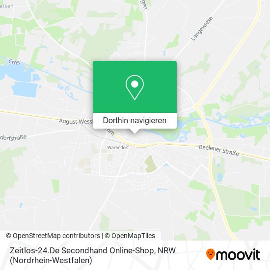 Zeitlos-24.De Secondhand Online-Shop Karte