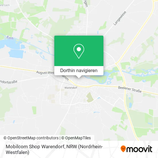 Mobilcom Shop Warendorf Karte