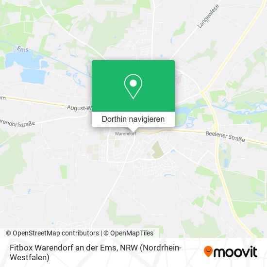Fitbox Warendorf an der Ems Karte
