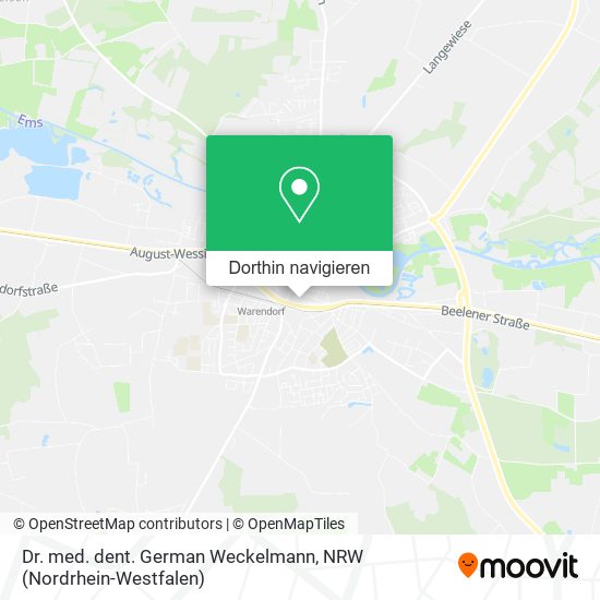 Dr. med. dent. German Weckelmann Karte