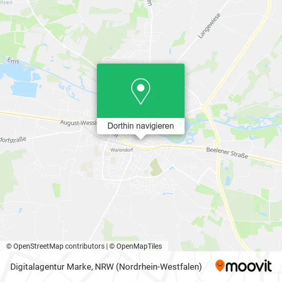 Digitalagentur Marke Karte