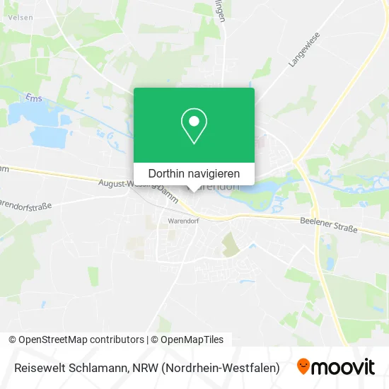 Reisewelt Schlamann Karte