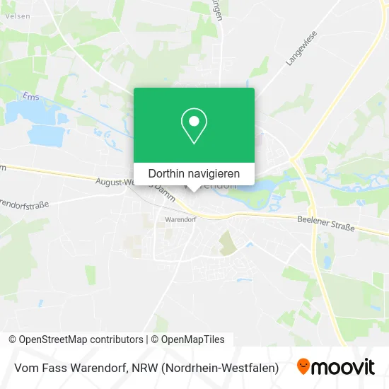 Vom Fass Warendorf Karte