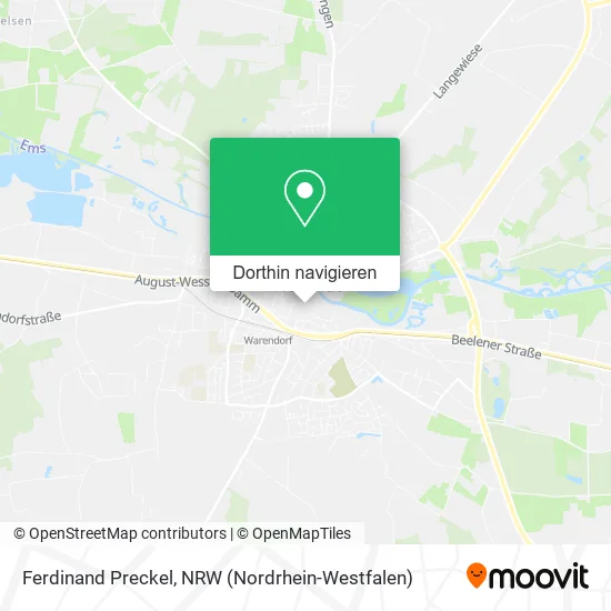 Ferdinand Preckel Karte